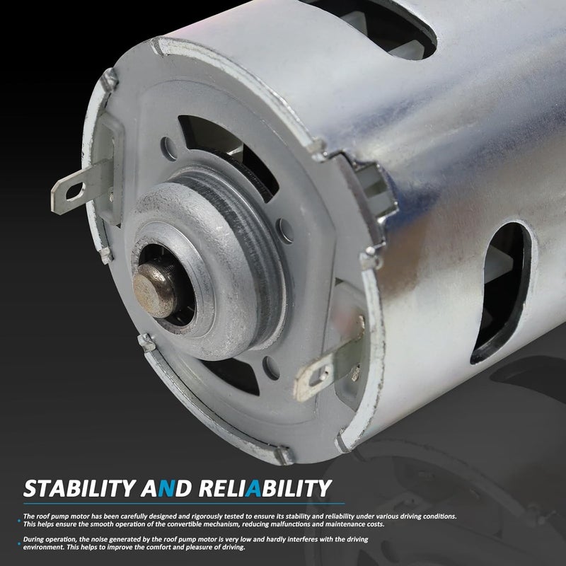 54347193448 Roof Pump Motor with Bracket 2002-2008 for BMW Z4 E85 E85 Convertible 2.0i 2.5i 2.5si 3.0i 3.0si M3.2 Peat# 54347193448 54347119633 54347190715 54347421753 - Image 3