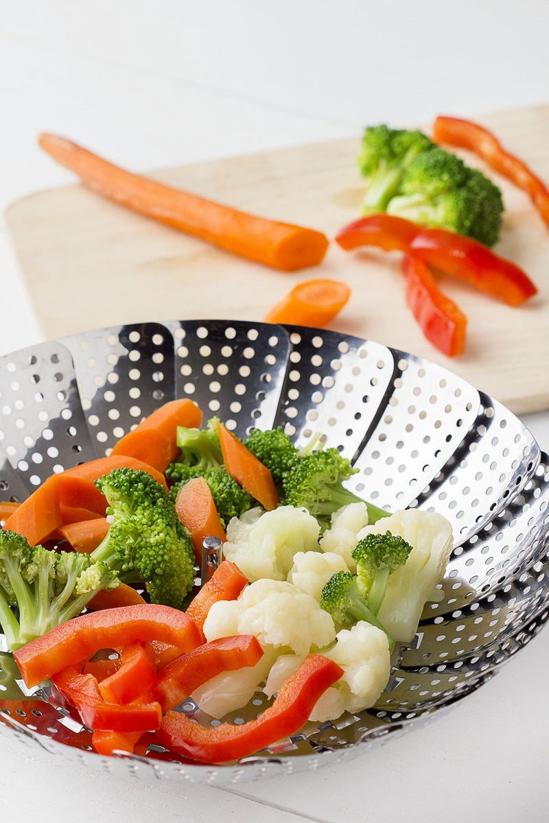 Sunsella Vegetable Steamer - 5.3" to 9.3" - 100% Stainless Steel - Image 2