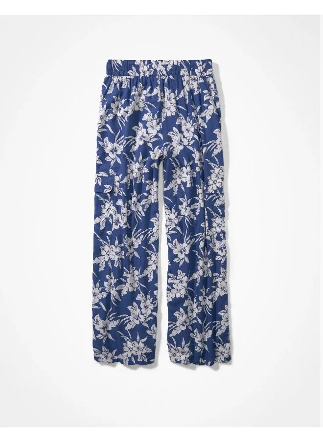 امريكان ايجل Floral Print Wide Leg Pants