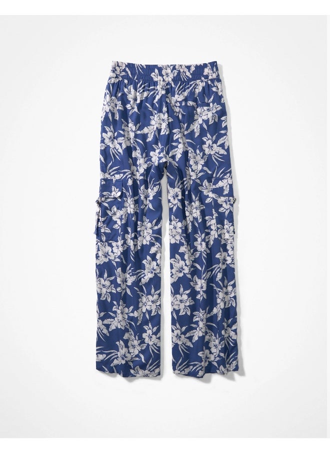 امريكان ايجل Floral Print Wide Leg Pants  - Image 2