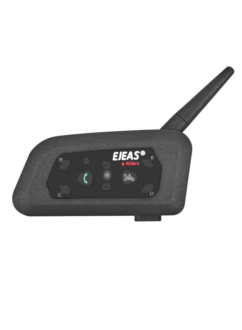 EJEAS 1 قطعة V6 برو BT دراجة نارية خوذة سماعة رأس لجهاز الاتصال الداخلي في الوقت الحقيقي الحديث - Image 2