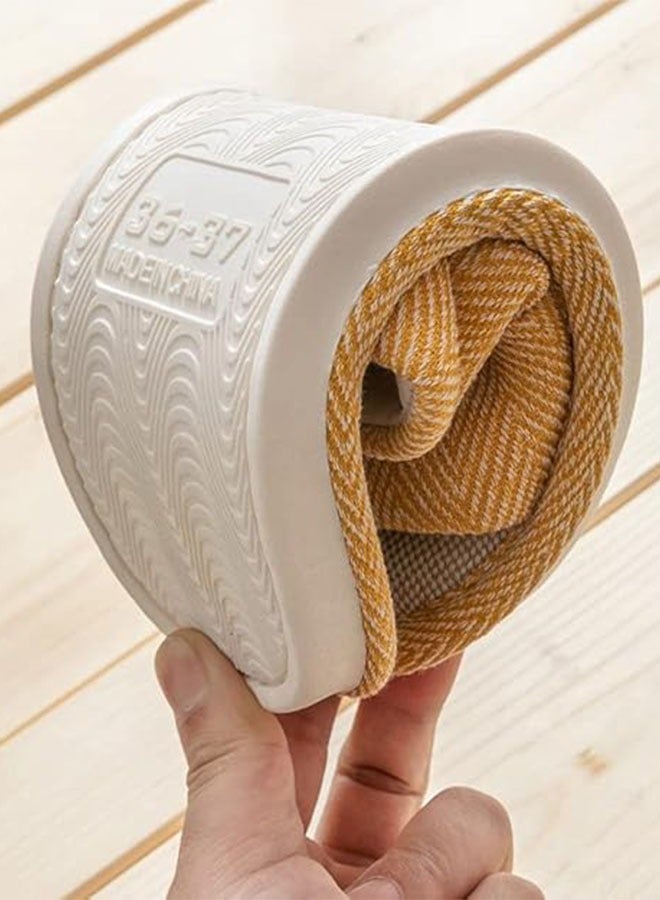 RATSAW Fabric Slippers Indoor and Outdoor Slippers Non Slip Four Seasons Soft Bottom Slippers Couple Slippers Men and Women Slippers Pink - Image 3