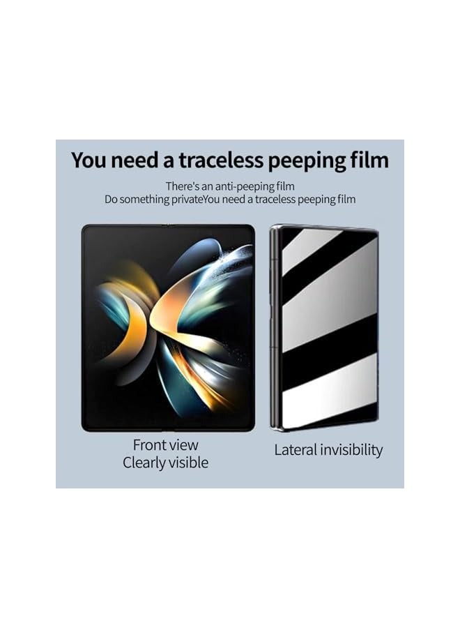 Jetech [1+1] Privacy Hydrogel Screen Protector Compatible with Honor Magic V3 5G Smartphone (2024), External & Internal, Anti-Peeping TPU Screen Protector, Scratch Resistant Easy Installation [7.92-Inch] - Image 2