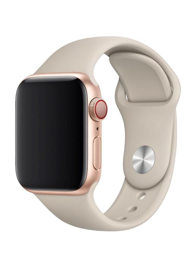 حزام بديل لساعة Apple Watch Series 5/6/7 42/44/45 ملم بيج