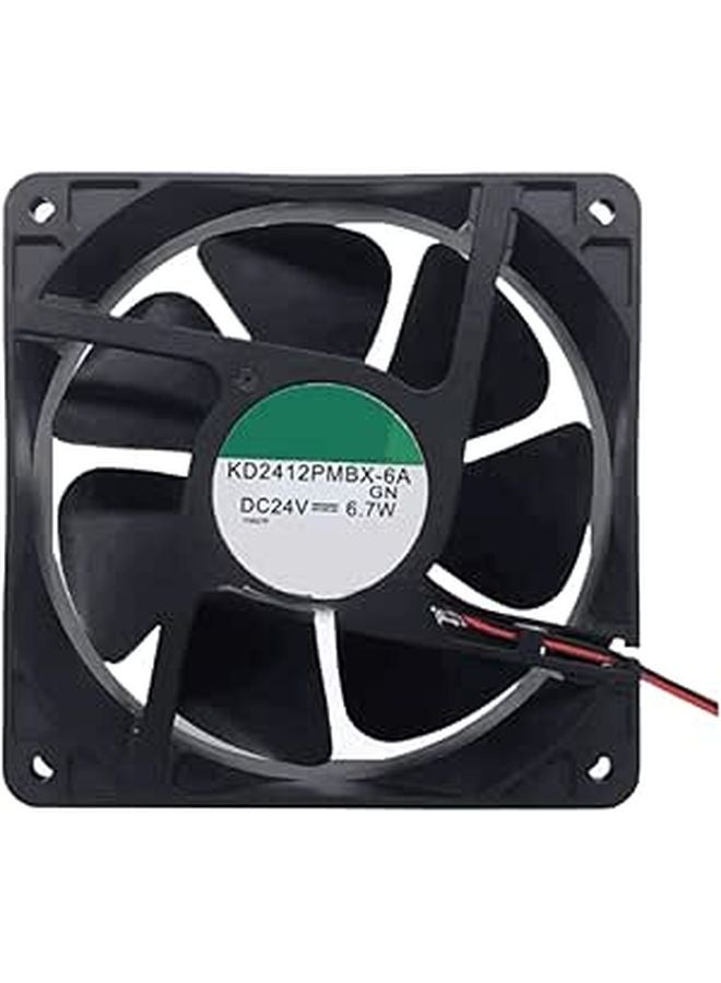 120mm 12038 24V 6.7W Cooling Fan High Airflow PC Case Cooling - Image 1