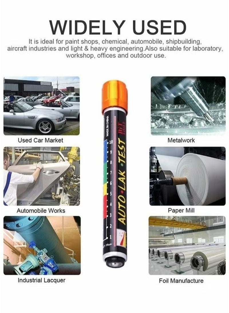 Paint Thickness Gauge,Car Body Damage Detector,Crash-Test Check, Car Paint Inspection,Car Coating Lacquer Tester,Automobile Repair Tools - Image 3