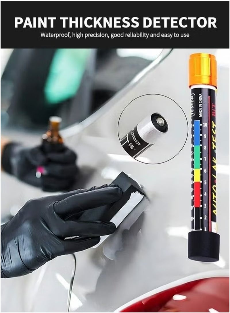Paint Thickness Gauge,Car Body Damage Detector,Crash-Test Check, Car Paint Inspection,Car Coating Lacquer Tester,Automobile Repair Tools - Image 4