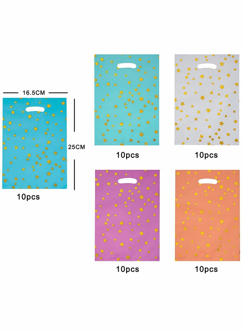 50 حقيبة هدايا متنوعة للأطفال - مثالية لأعياد الميلاد، رأس السنة، حفلات التخرج وأعياد الميلاد للأطفال بألوان زاهية 5! - Image 5