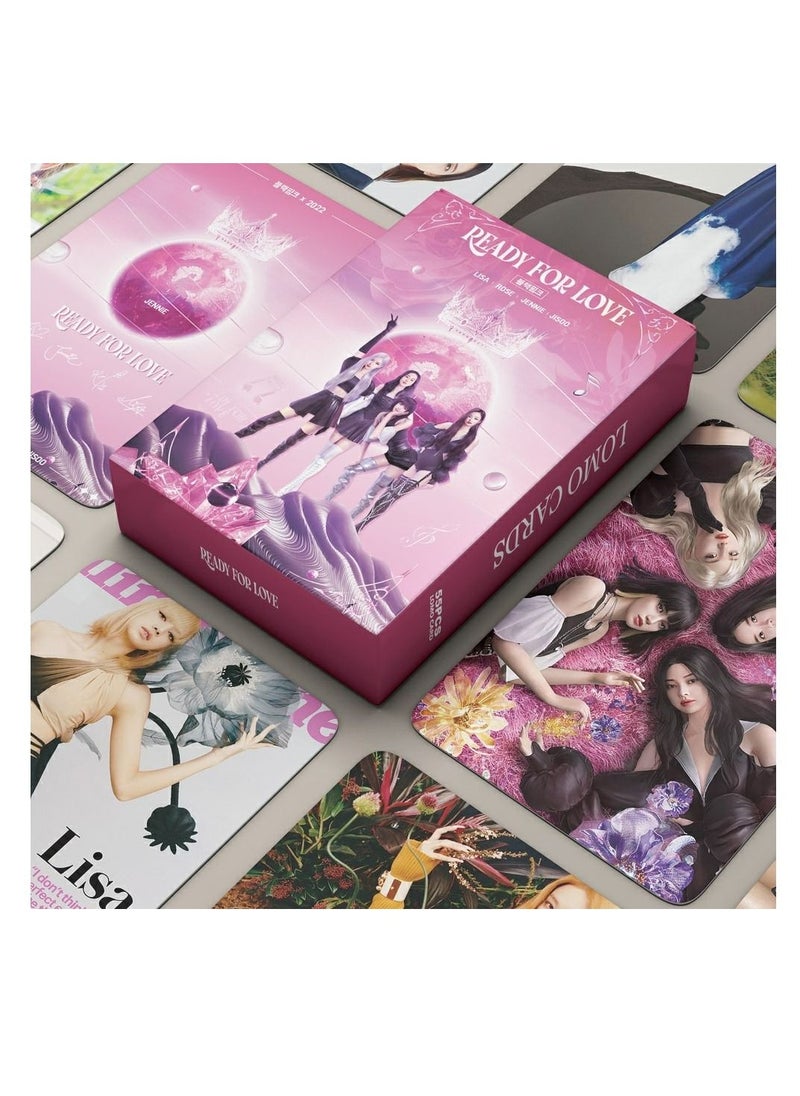 SKYLO 55-Piece Blackpink X Pubg Mobile - Ready For Love Lomo Cards  - Image 2