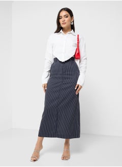 ELLA Pinstripe Skirt  - Image 1