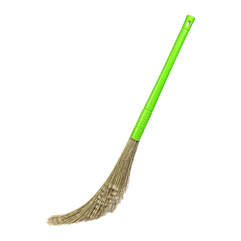 HIC HAMARA INDIA CLEAN HIC Zero Dust Broom XL Broom Fiber Wet and Dry Broom Plastic Long Handle Easy Floor Cleaning Multiuse Pack of 12  - Image 3