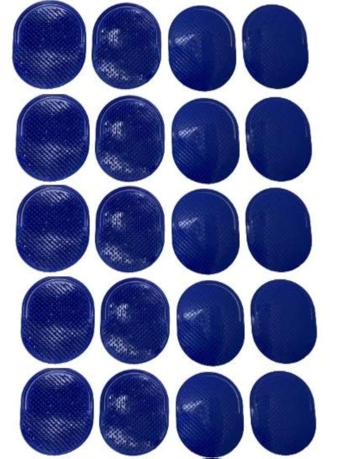 G.B.S Blue Pocket Palm Brush for Men’s, Women and Pets Grooming, Pack of 20 Blue Made in U.S.A - Image 1