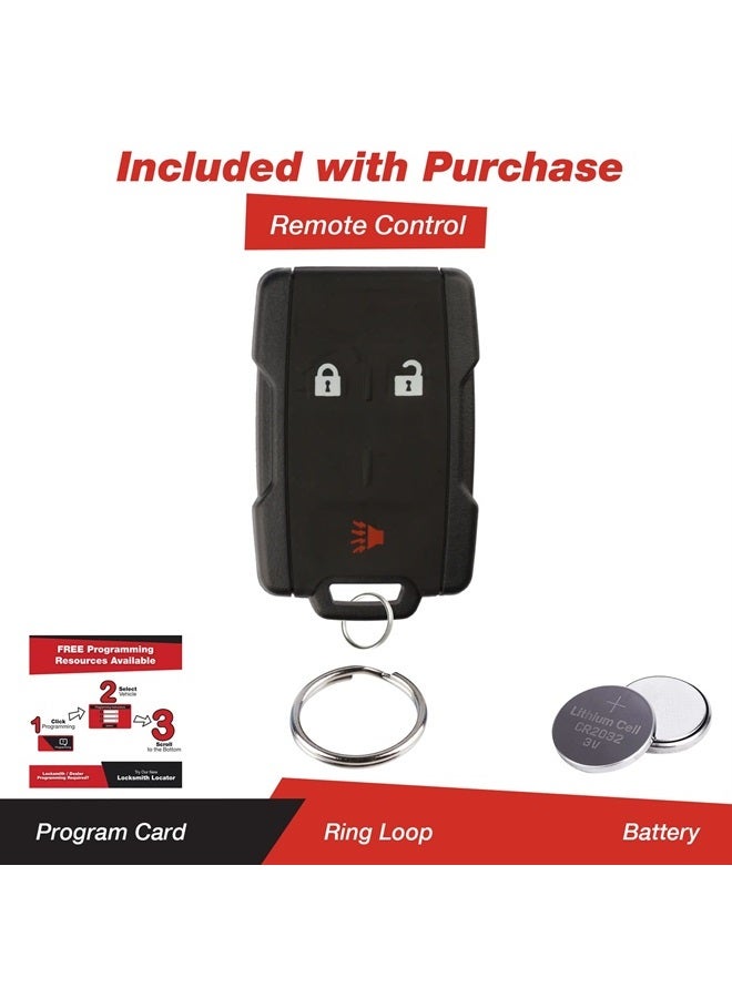 KeylessOption Keyless Entry Remote Car Key Fob Alarm for Chevy Colorado Silverado GMC Canyon Sierra M3N-32337100 - Image 2