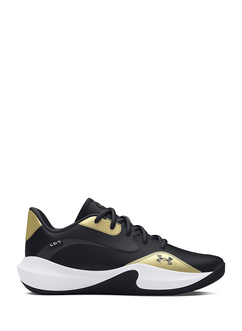 UNDER ARMOUR - Unisex UA Lockdown 7 Low Basketball Shoes - Image 1