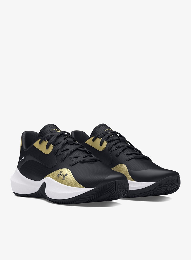UNDER ARMOUR Unisex UA Lockdown 7 Low Basketball Shoes - Image 3