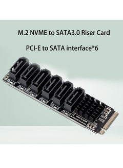 M.2 NVME PCI-E PCIE X4 X8 X16 To 6 Port 3.0 SATA Adapter Card Riser III 6GB/S Chassis server PC Expansion+6PCS 3.0 SATA CABLE(size A) - pzsku/Z9DB2195A6AA7F26F7189Z/45/_/1733883820/08f37ed1-7611-40ac-bc6d-7d2c6571b05d