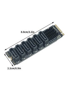 M.2 NVME PCI-E PCIE X4 X8 X16 To 6 Port 3.0 SATA Adapter Card Riser III 6GB/S Chassis server PC Expansion+6PCS 3.0 SATA CABLE(size A) - pzsku/Z9DB2195A6AA7F26F7189Z/45/_/1733883826/69ed0165-fbd8-4e88-9ba6-98ff02ecea20