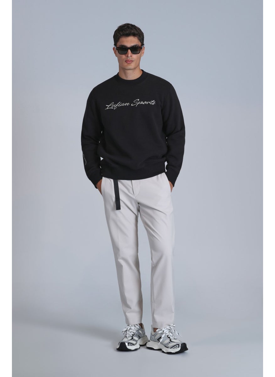 Lufian - Loved Men's Sweatshirt Off White - Image 1