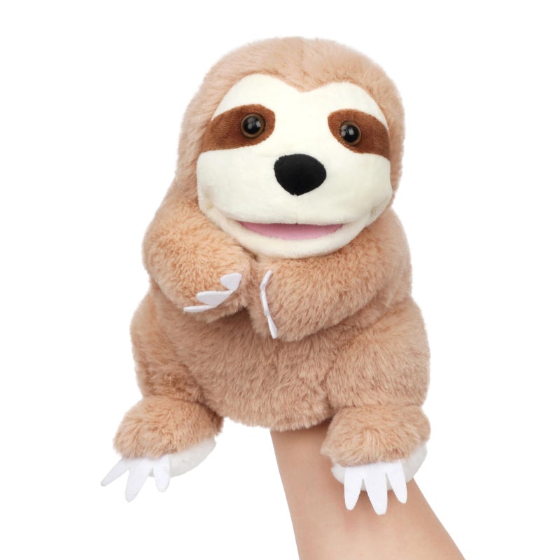 Easfan Sloth Hand Puppet with Movable Mouth Interactive Storytelling Cute Soft Plush Toy Creativity and Imagination Easter Christmas Birthday Gifts for Toddlers Kids10 - Image 3