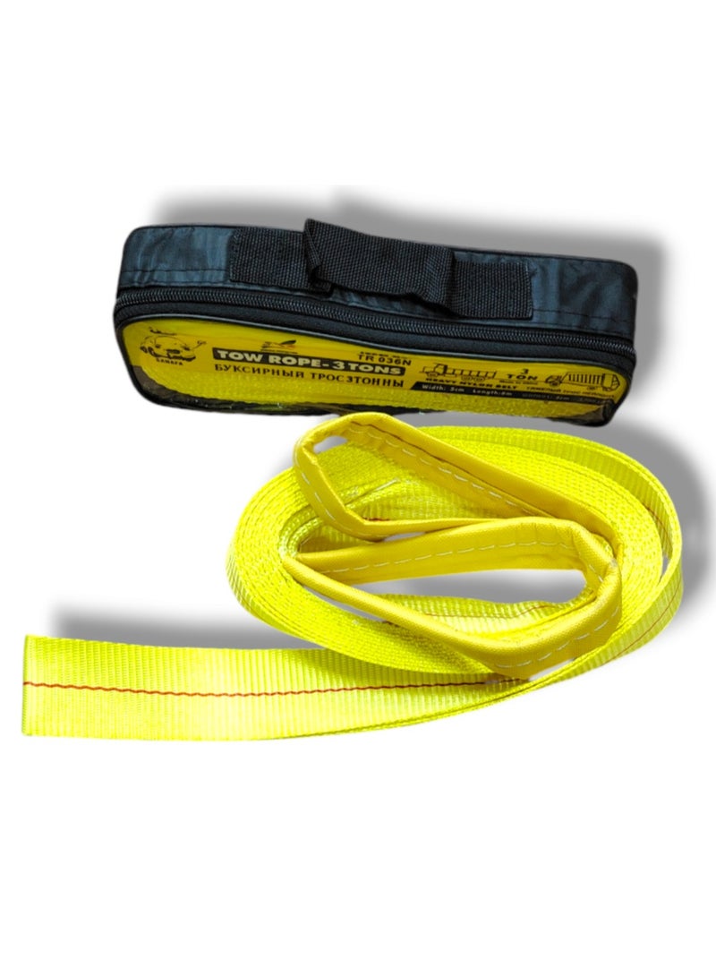 3XR Tow Rope 3 Ton 4 Meters 5cm width - Image 1
