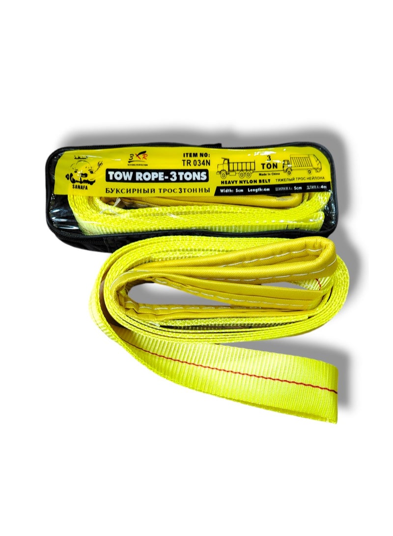 3XR Tow Rope 3 Ton 4 Meters 5cm width - Image 2