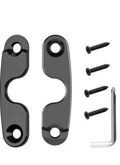 Generic 2 Pack Wrangler Sun Visor Replacement Repair Kit with Screws Wrench, Included Portable Mounting Clips Accessories, Suitable for Jeep Wrangler JK 2018/Wrangler 2018-2022/Gladiator 2020-2022  - Image 1