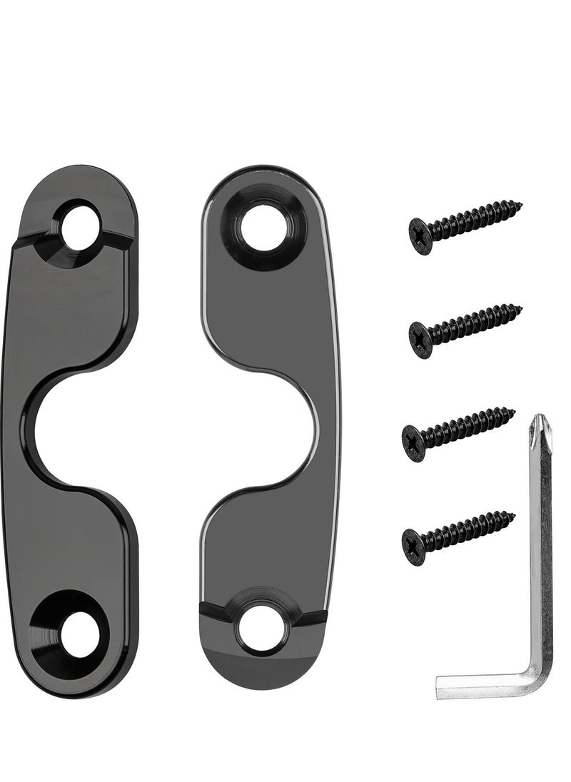 Generic 2 Pack Wrangler Sun Visor Replacement Repair Kit with Screws Wrench, Included Portable Mounting Clips Accessories, Suitable for Jeep Wrangler JK 2018/Wrangler 2018-2022/Gladiator 2020-2022  - Image 1