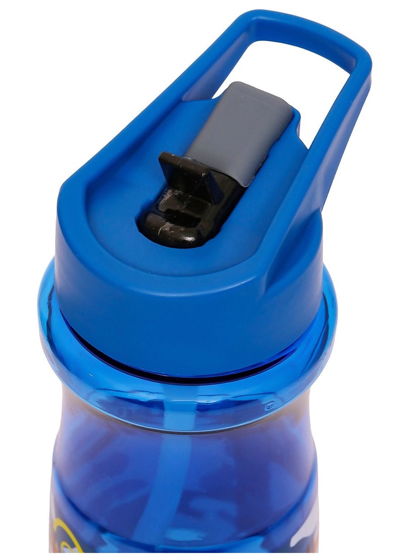Eazy Kids Kids Water Bottle 500ml With Straw- Blue  - Image 4
