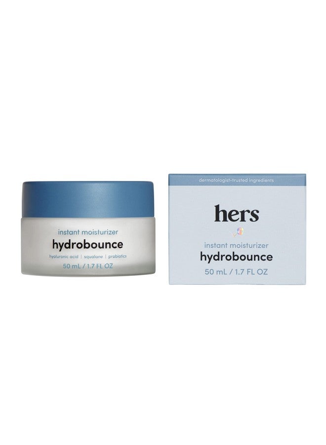 HIMS & HERS hers Hydrobounce Instant Moisturizer - Squalane Moisturizer Made for All Skin Types - Moisturizes, Smoothes Fine Lines - Contains Hyaluronic Acid, Squalane, and Probiotics - 1.7 fl Oz - Image 1