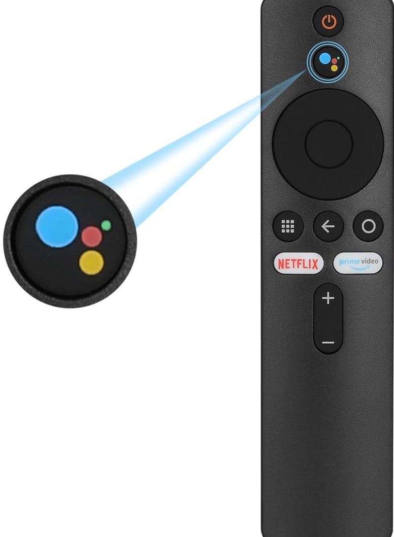 Lingjie Remote Control for Xiaomi Mi TV Stick Box 4S 4K Replacement with Bluetooth and Voice Control for TV Black - Image 1