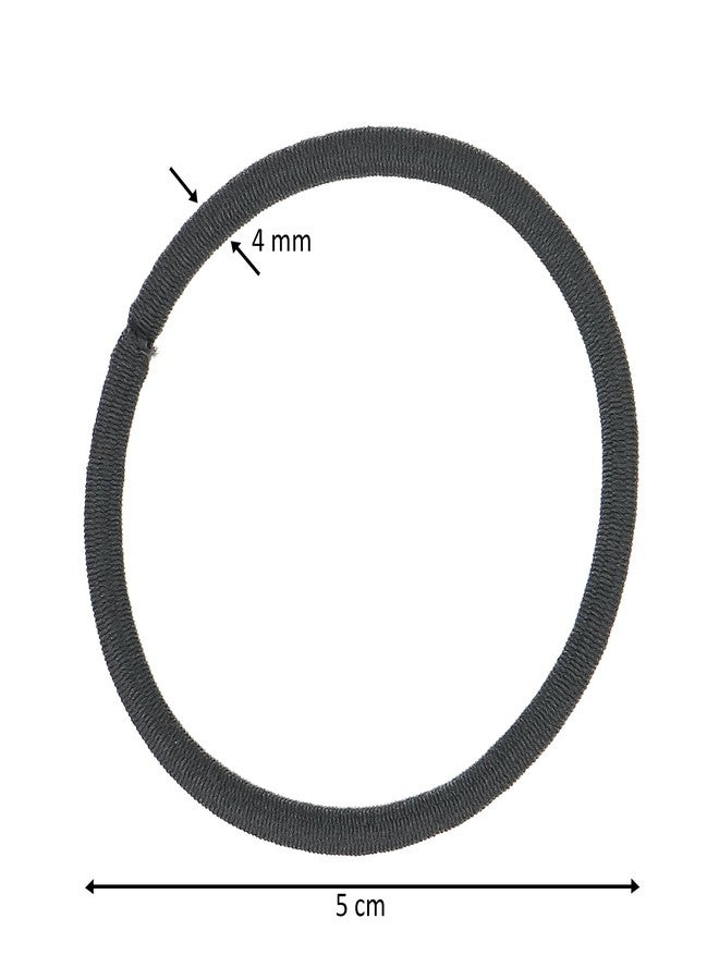 Expressions 216-Piece Hair Ties, 4mm Gray Shades Elastic Bands, Durable, Clasp-Free, Comfort-Fit for All Hair Types, Women and Men - Image 4
