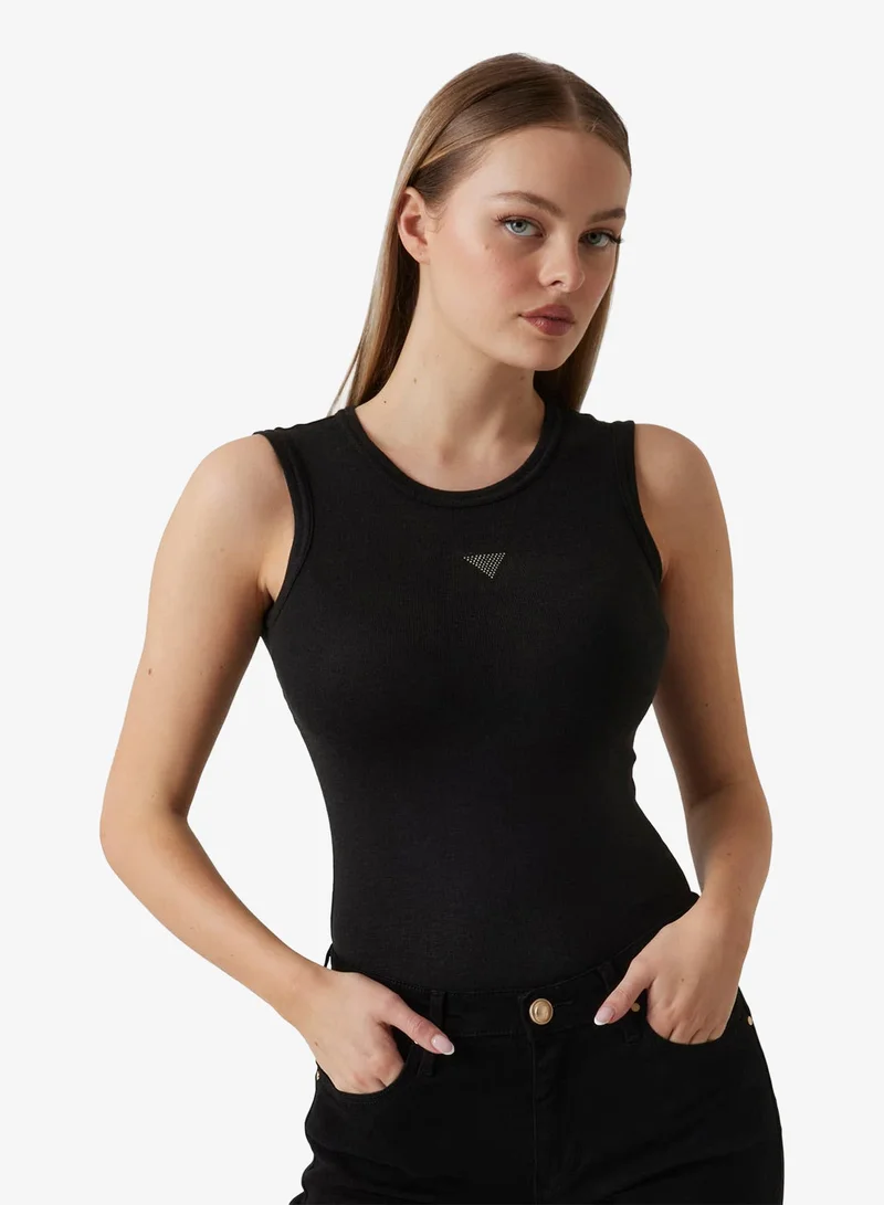 GUESS Sleeveless Michela Embellishment Top