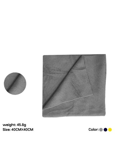 Dr.Wess Edgless Microfiber Towel-Lite Gray 40*40