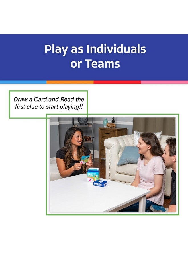 Continuum Games Kwizniac by Continuum Games, Trivia Countdown Card Game, 10 Clues in Decreasing Order of Difficulty - Image 3