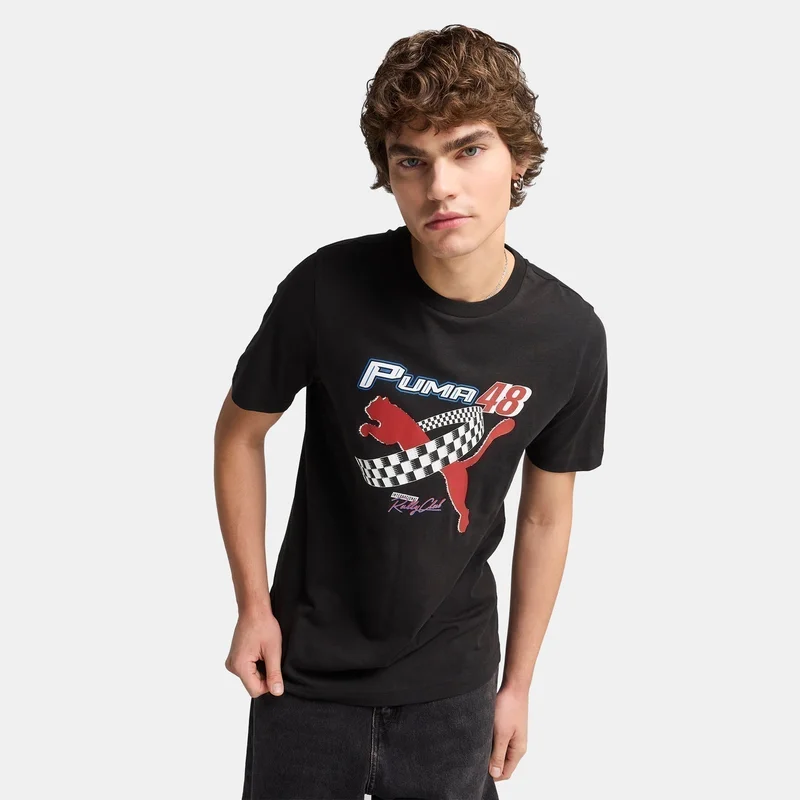 بوما تي شيرت برسم دراجة نارية للرجال