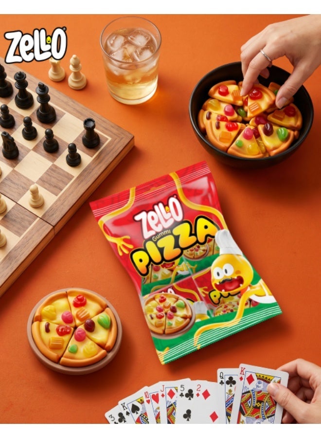 Zello Gummy Pizza Candy - Pack of 3 | Fun Fruit Flavors & Unique Pizza Shape | Delicious Treat for Kids - Image 3