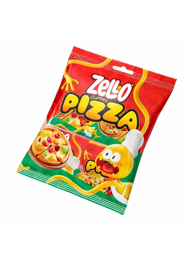 Zello Gummy Pizza Candy - Pack of 3 | Fun Fruit Flavors & Unique Pizza Shape | Delicious Treat for Kids - Image 5