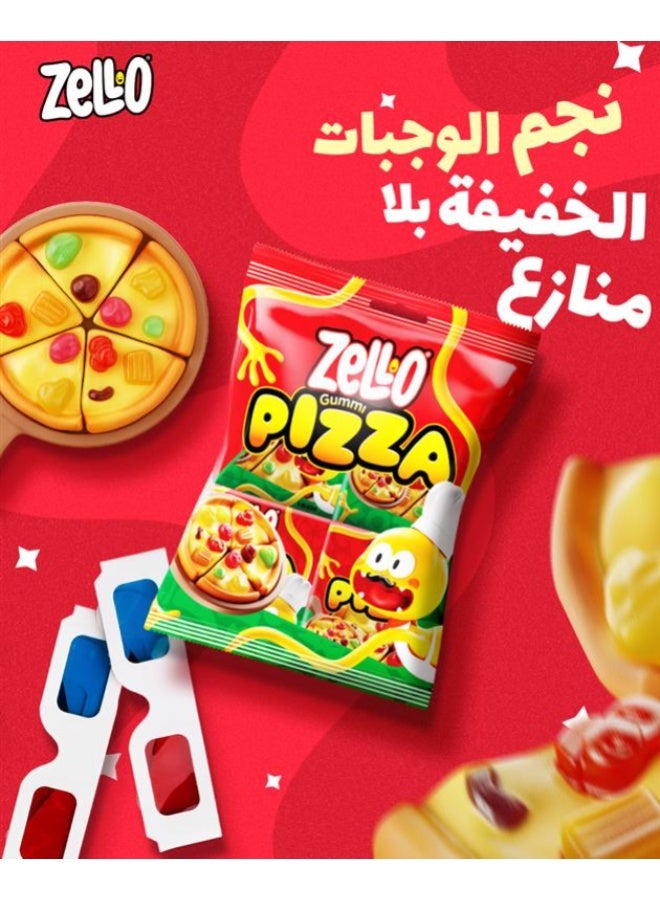 Zello Gummy Pizza Candy - Pack of 3 | Fun Fruit Flavors & Unique Pizza Shape | Delicious Treat for Kids - Image 4