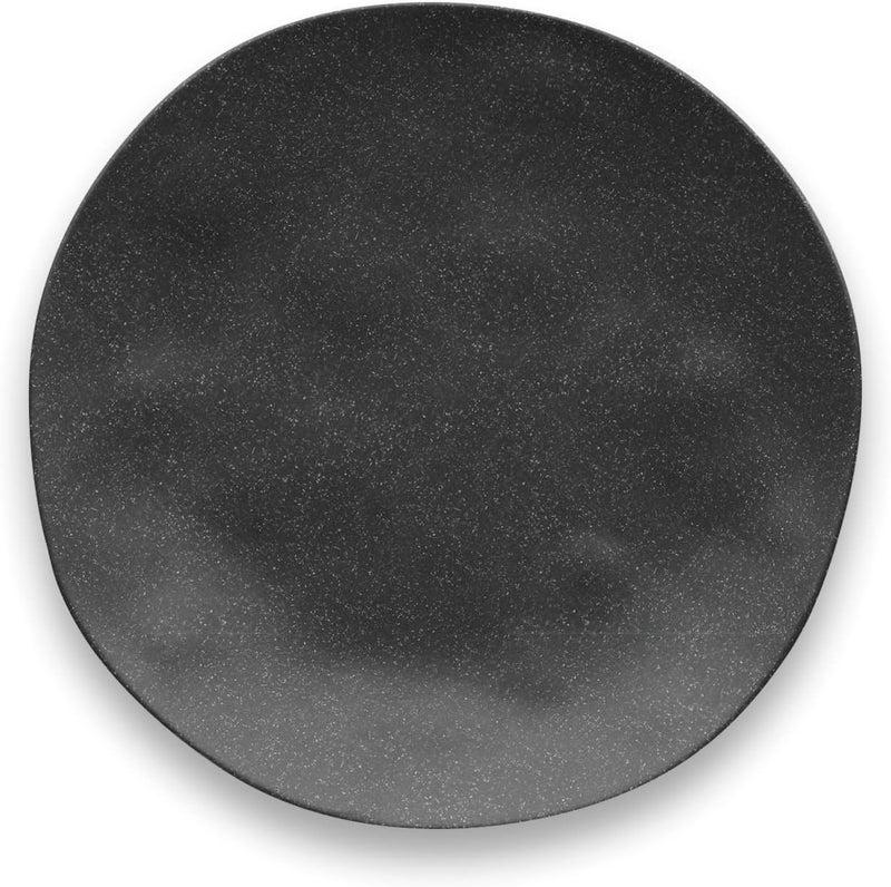 TarHong Black Bamboo Salad Plate 85 Planta Majority Plant Based Melamine Material Set of 6 - Image 2