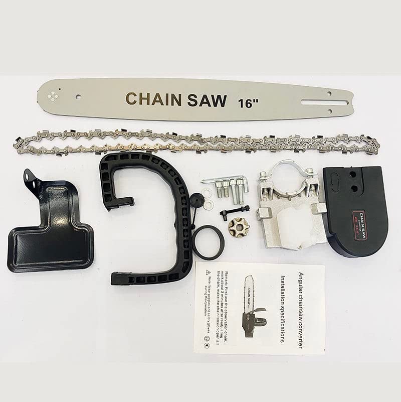 MLD MLD Chainsaw Electric Drill Modified To Electric Chainsaw Tool Attachment Electric Chainsaws Accessory Woodworking Tool (Size : 16 Inch, Type : Angle Grinder Attachment)  - Image 2