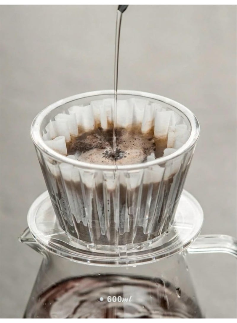هومستر مرشح قهوة ذو قاع مسطح - إبريق ترشيح على طراز كاليتا ويف مع مرشح دائم من الفولاذ المقاوم للصدأ لتحضير القهوة المنزلية - Image 5