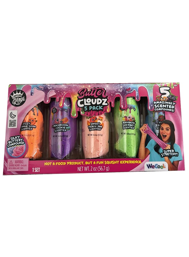 WeCool Butter Clouds 5pk. Gift for Kids Girls & Boys for 4+ Ages - Image 1