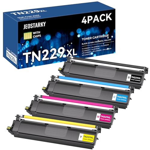 Jeostarky خرطوشة حبر جيستاركي TN229XL TN229 بديل عالي الإنتاجية لطابعة Brother TN229 TN229XL متوافقة مع طابعات Brother MFC-L3780CDW MFC-L3720CDW HL-L3280CDW HL-L3220CDW HL-L3300CDW HL-L3295CDW - Image 1
