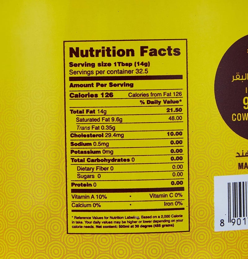 RKG Classic Pure Cow Ghee - 500 ml - Image 2