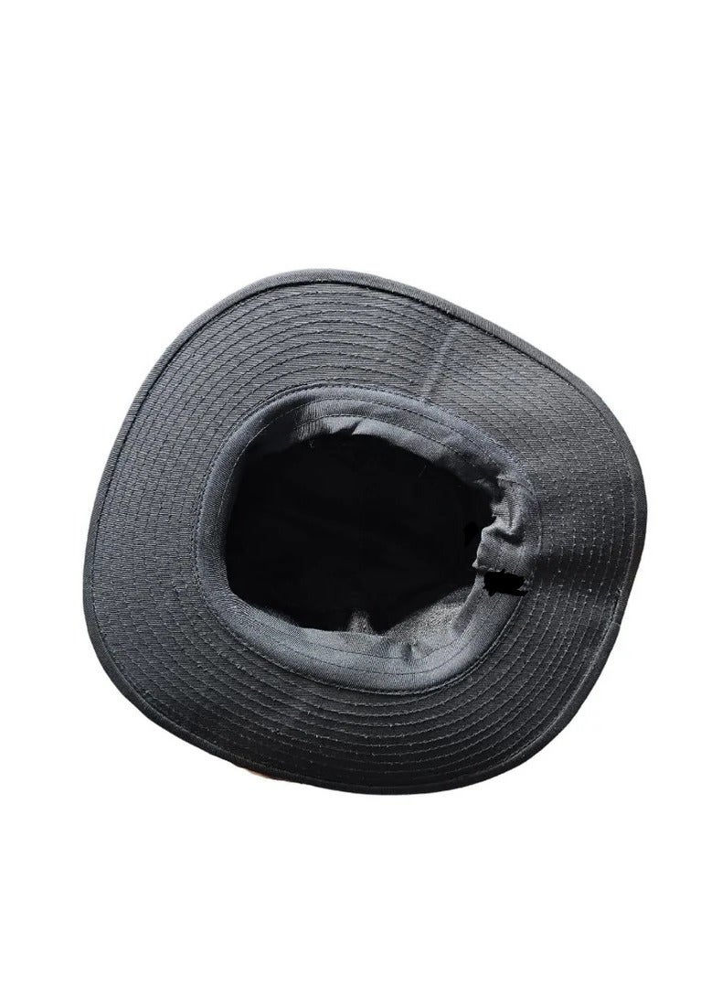 CA Cricket Panama Hat - Black Sun Hat for Cricket Medium Size M - Image 2