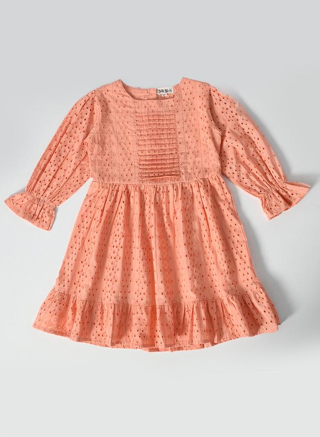 بيلا مودا فستان بكشكش وفتحات عيون - Image 2