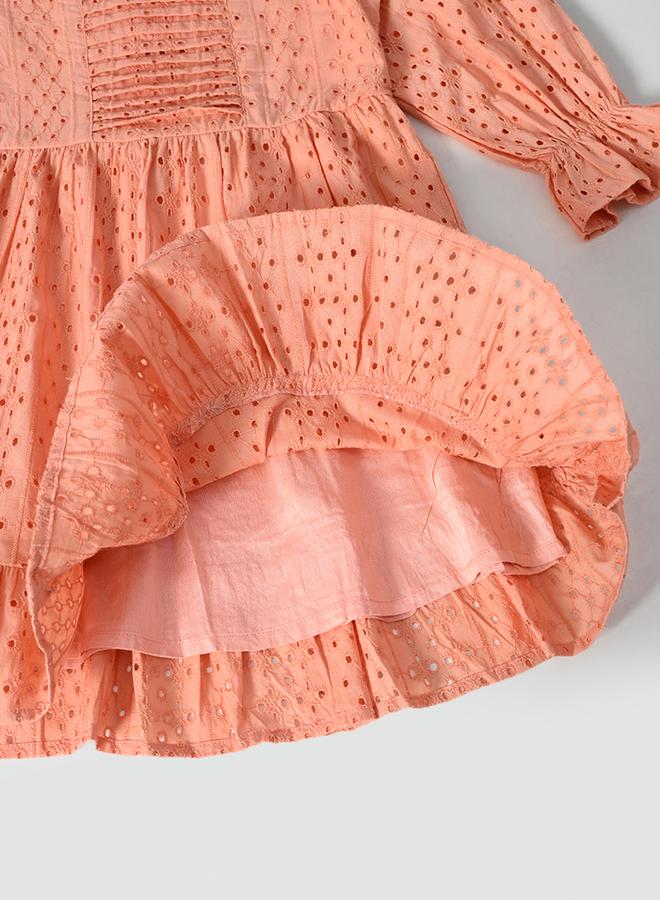 بيلا مودا فستان بكشكش وفتحات عيون - Image 5