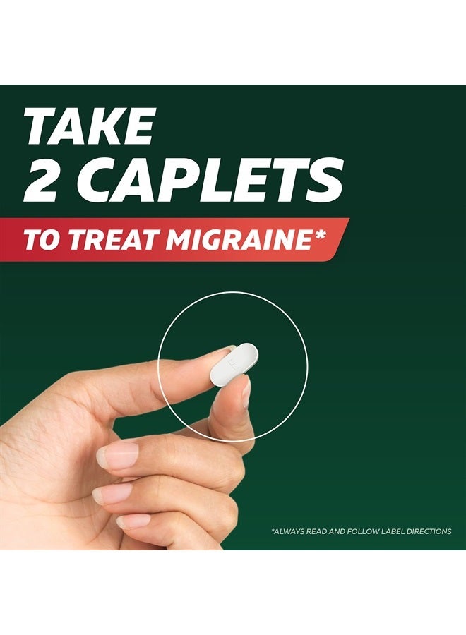 EXCEDRIN Migraine Relief Caplets to Alleviate Migraine Symptoms - 24 count - Image 3