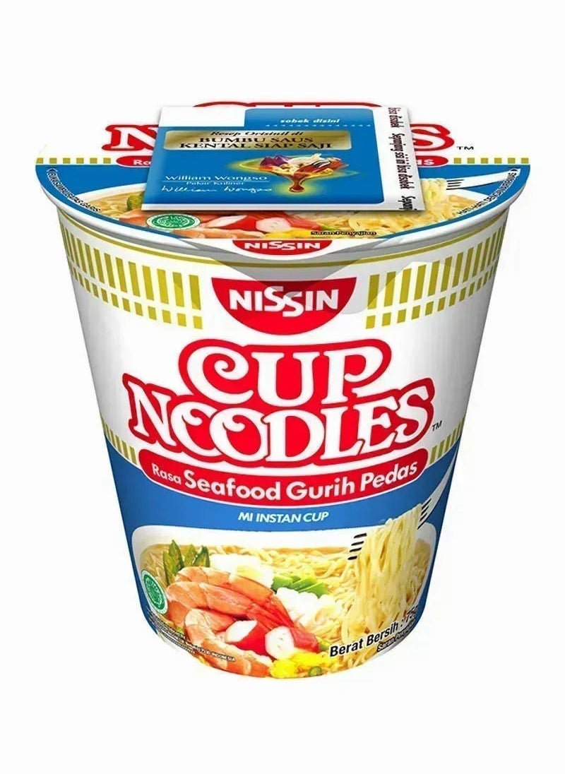 Nissin Cup Noodles, Spicy Seafood, 69g 