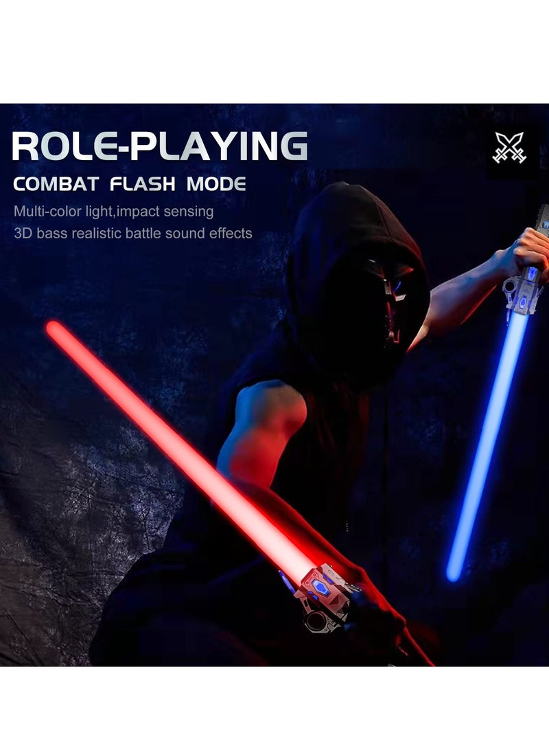 Cool Baby Style - COOLBABY Kids Light-Up Lightsaber RGB 7 Colors Replaceable 3 Modes FX Sounds Expandable Lightsaber Set for Metroid Warriors - Image 1